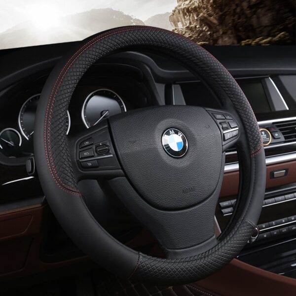PU Leather Steering Wheel Covers - Image 5
