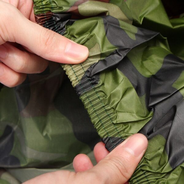Camouflage Color Waterproof Motorcycle Rain Cover - Image 2