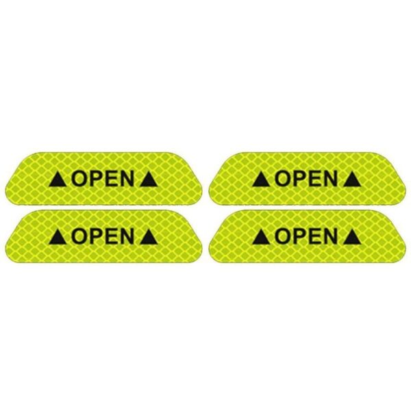 Car Open Reflective Warning Sticker - Image 4
