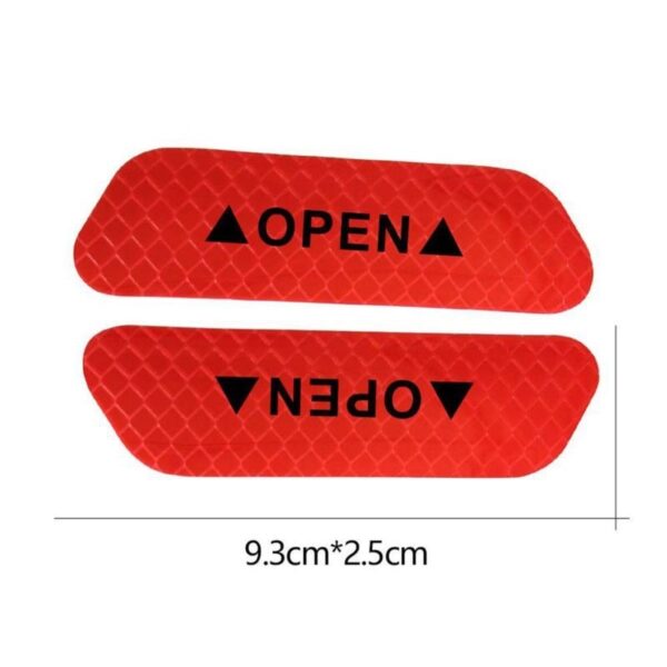 Car Open Reflective Warning Sticker - Image 5