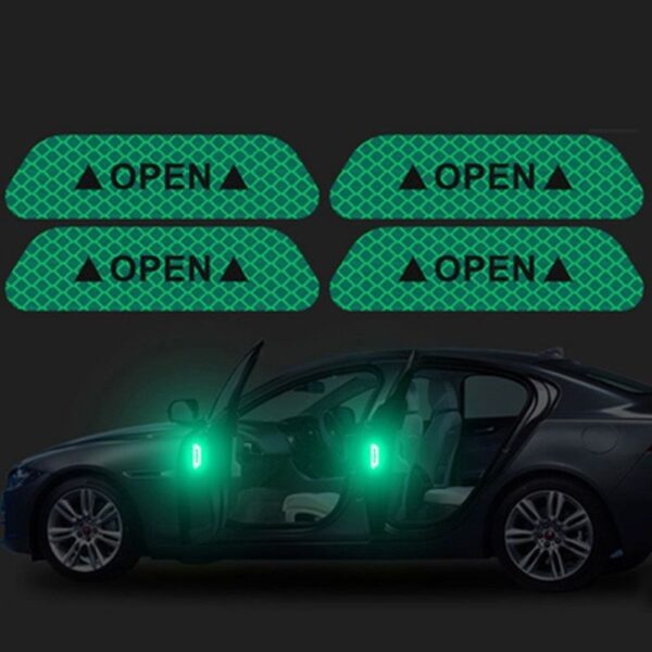 Car Open Reflective Warning Sticker - Image 6