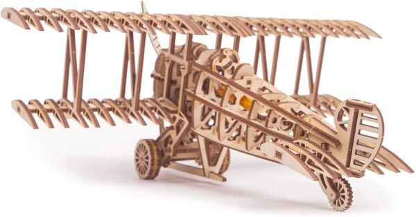 Wood Trick Bi-Plane Toy Kit - Image 4