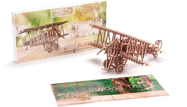 Wood Trick Bi-Plane Toy Kit - Image 5