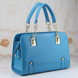 Women leather shopping bag