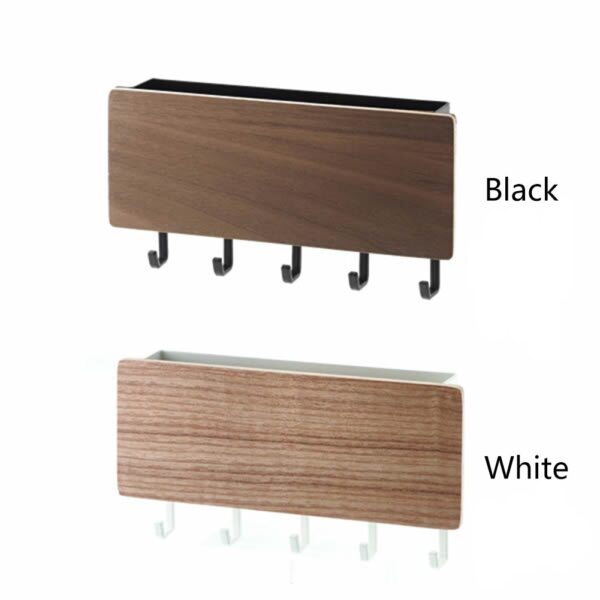 Decorative Simple Small Wall Hooks with Space Saving Storage Rack Holder - Image 2