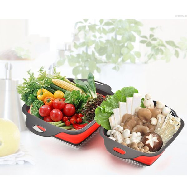 Fold-able Drain Multipurpose Basket - Image 4