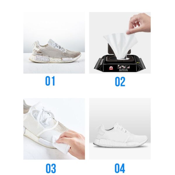 Travel Wipes Portable Disposable Sneakers Cleaner - Image 5
